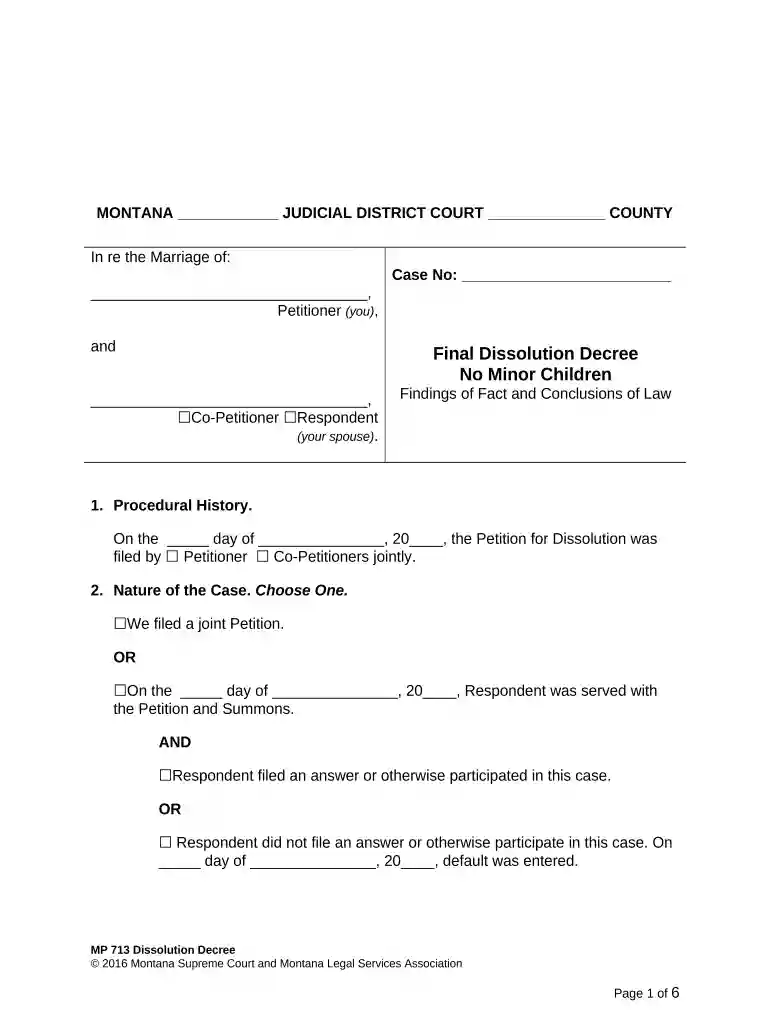 findings law form Preview on Page 1