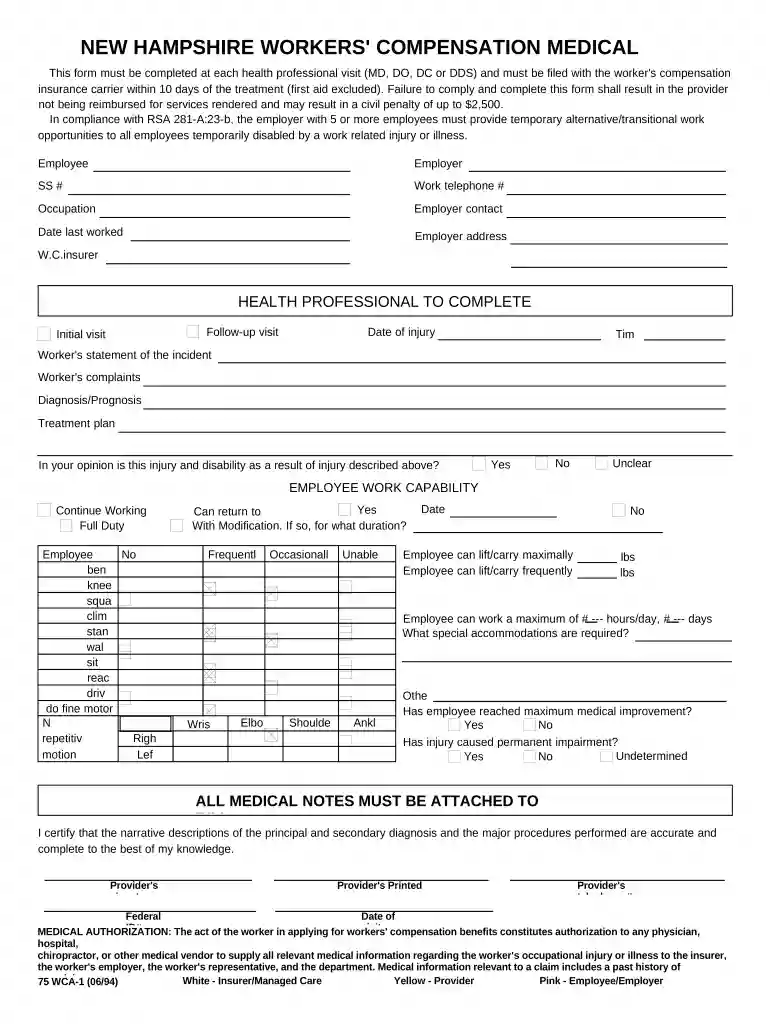 nh workers' comp settlements Preview on Page 1