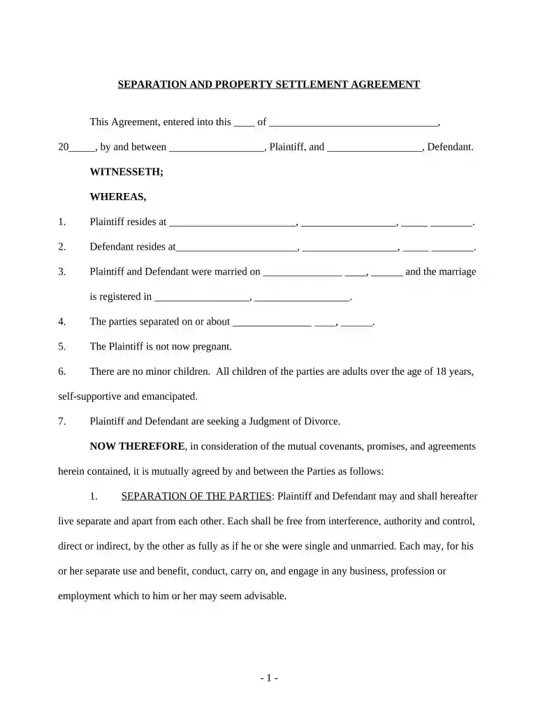 marital property agreement Preview on Page 1