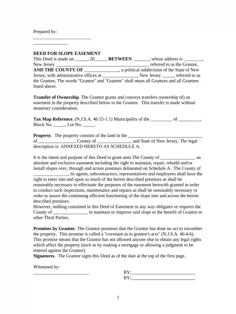 termination of easement form Preview on Page 1