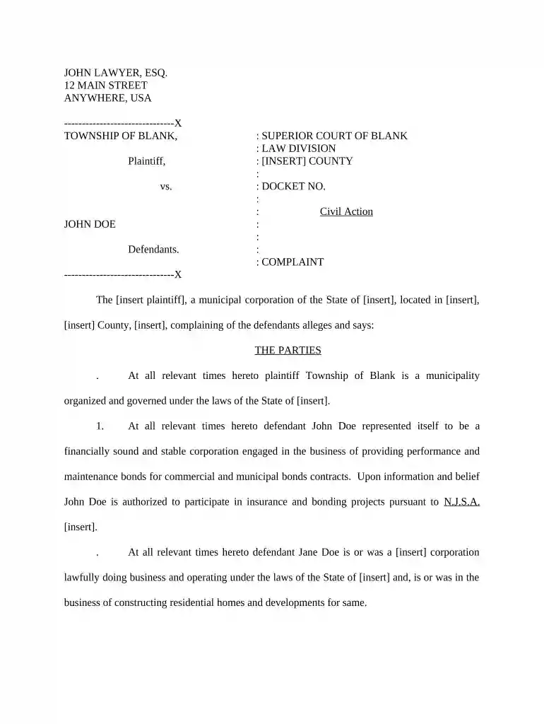 sample complaint letter against contractor Preview on Page 1