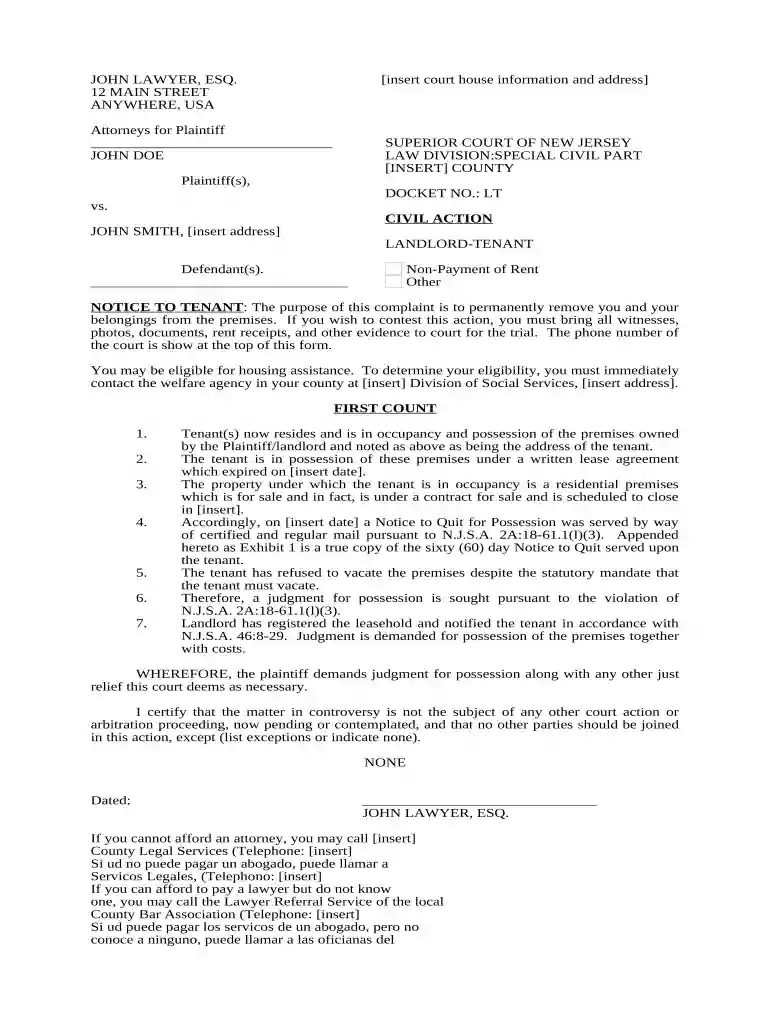 new jersey landlord Preview on Page 1