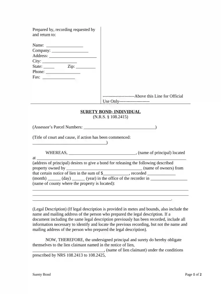 nevada sales tax bond Preview on Page 1