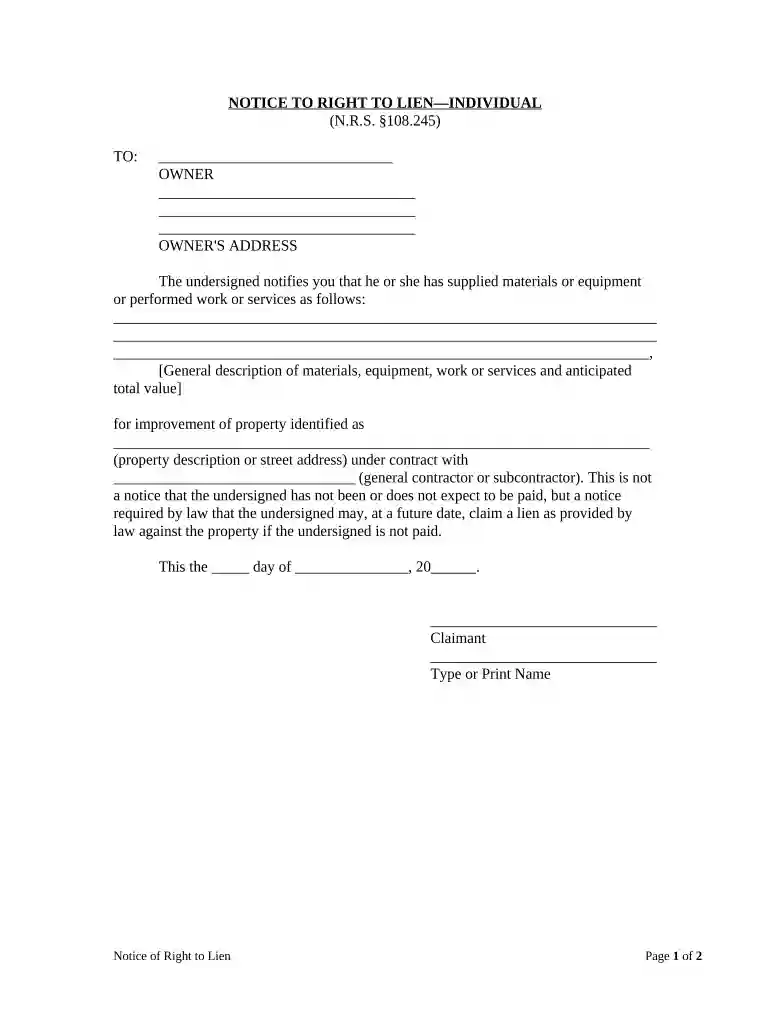 nv lien Preview on Page 1