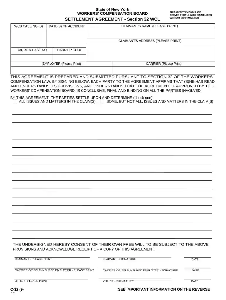 stipulation of settlement divorce new york Preview on Page 1