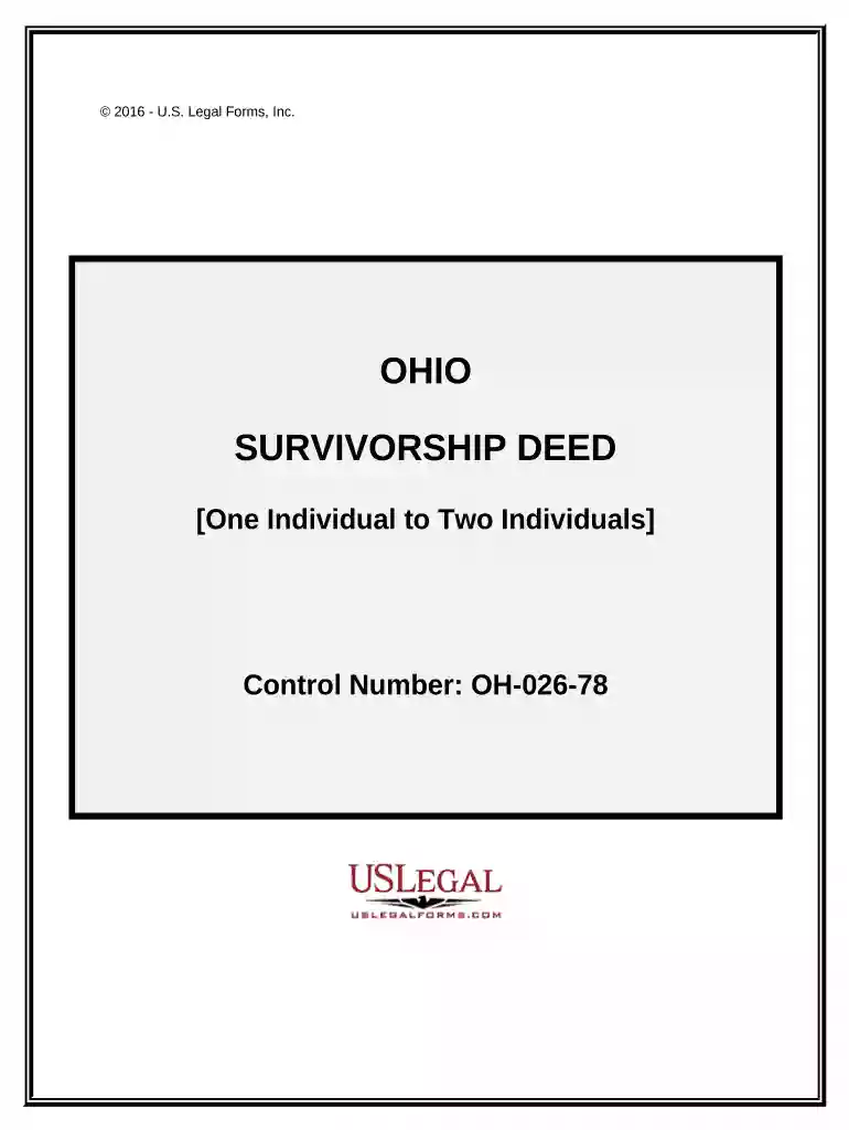 survivorship deed ohio Preview on Page 1