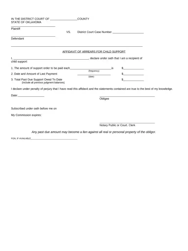 okchildsupport Preview on Page 1