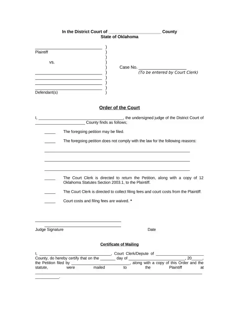 oklahoma order Preview on Page 1