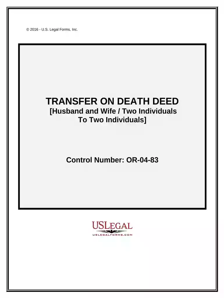 transfer death deed Preview on Page 1