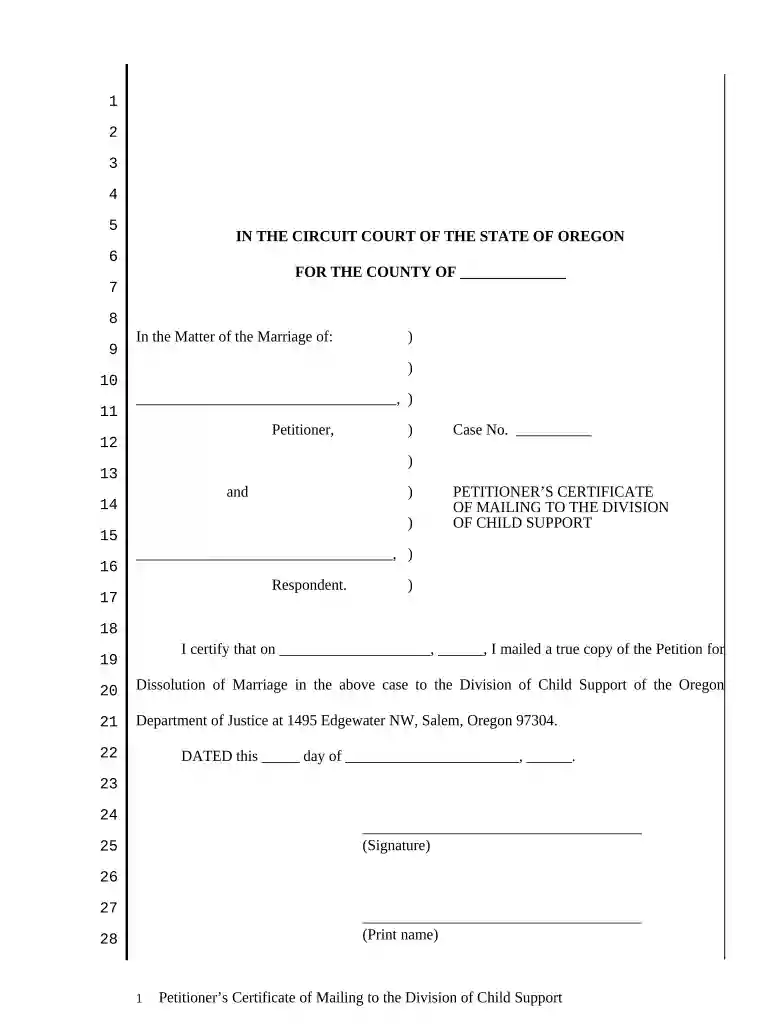 oregon child support login Preview on Page 1