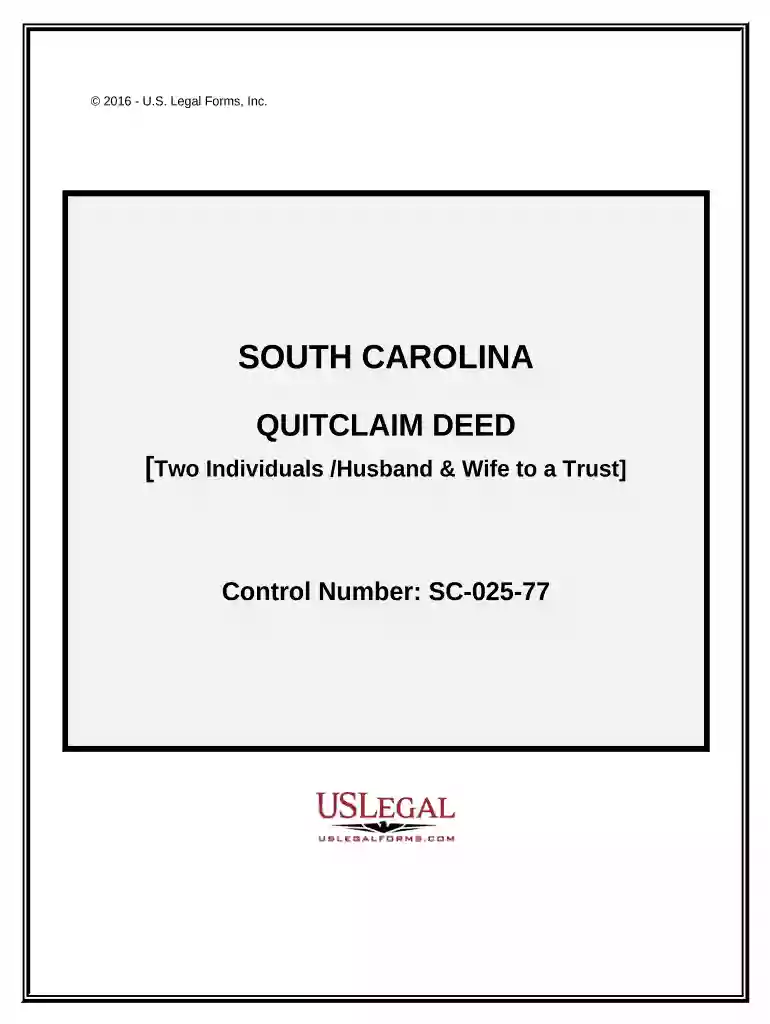 quitclaim deed form Preview on Page 1