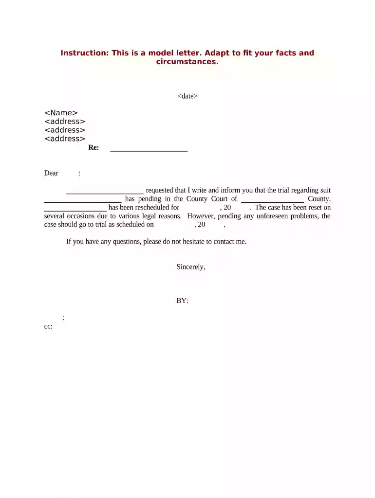 sample letter client Preview on Page 1