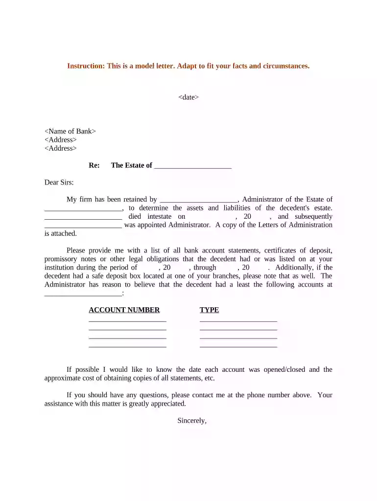 how to get a bank letter Preview on Page 1