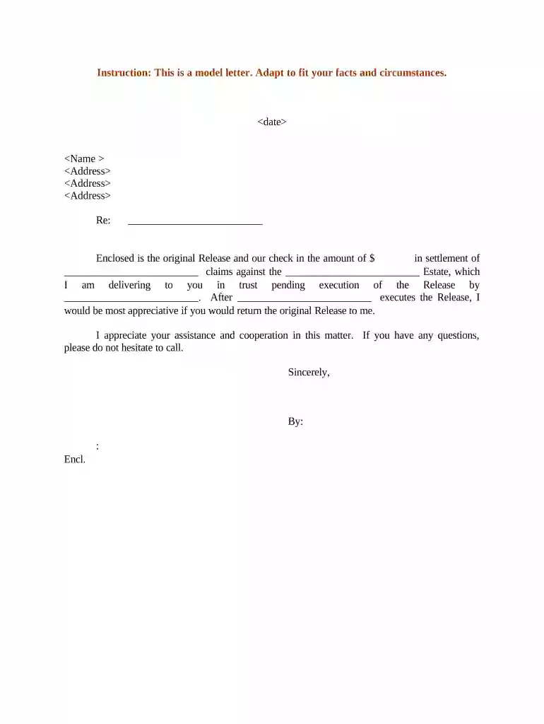 estate claim form Preview on Page 1
