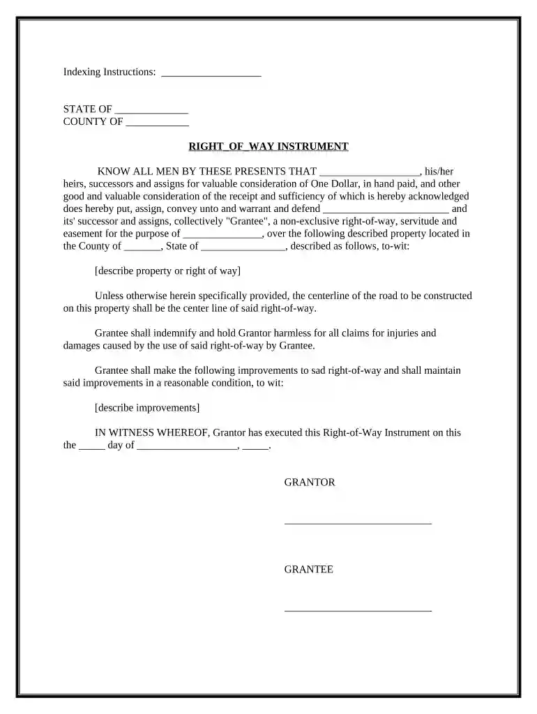 right of way Preview on Page 1