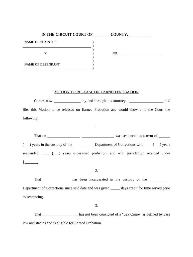 release probation Preview on Page 1