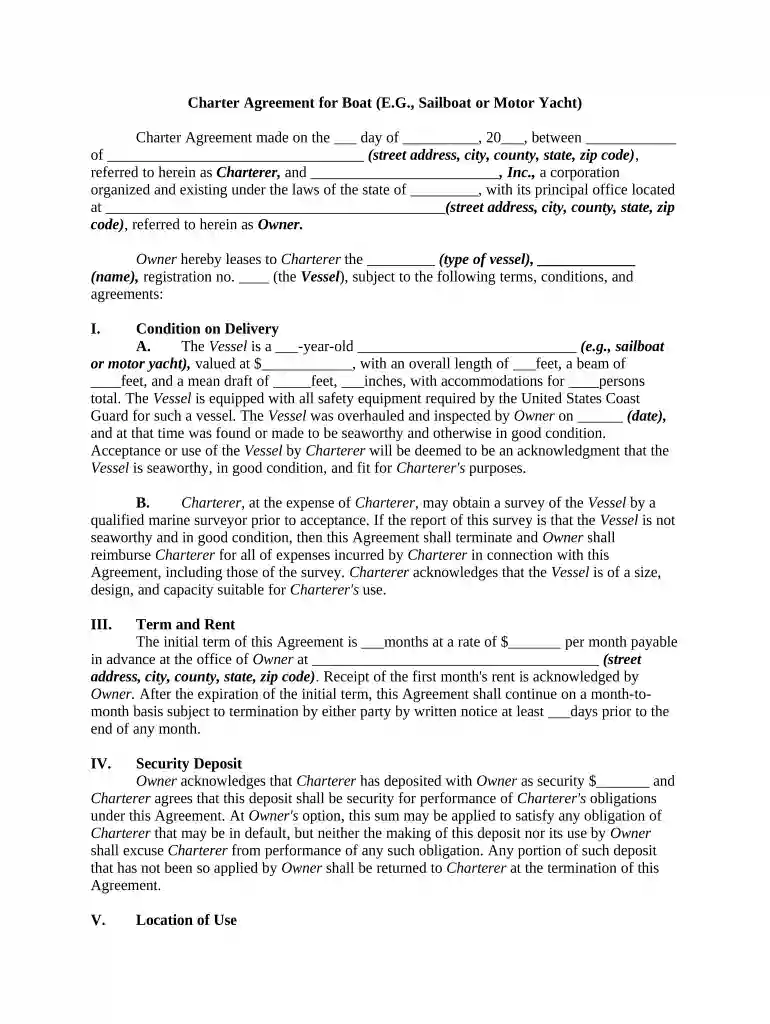 charter organization agreement Preview on Page 1
