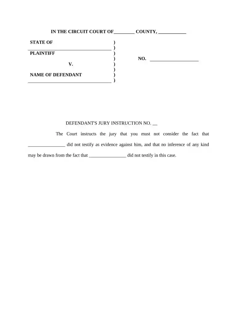jury instructions Preview on Page 1