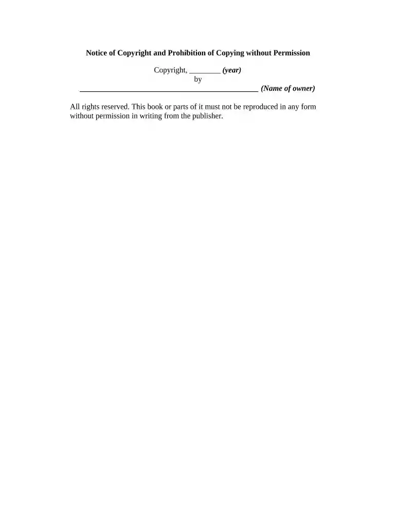 notice copyright Preview on Page 1