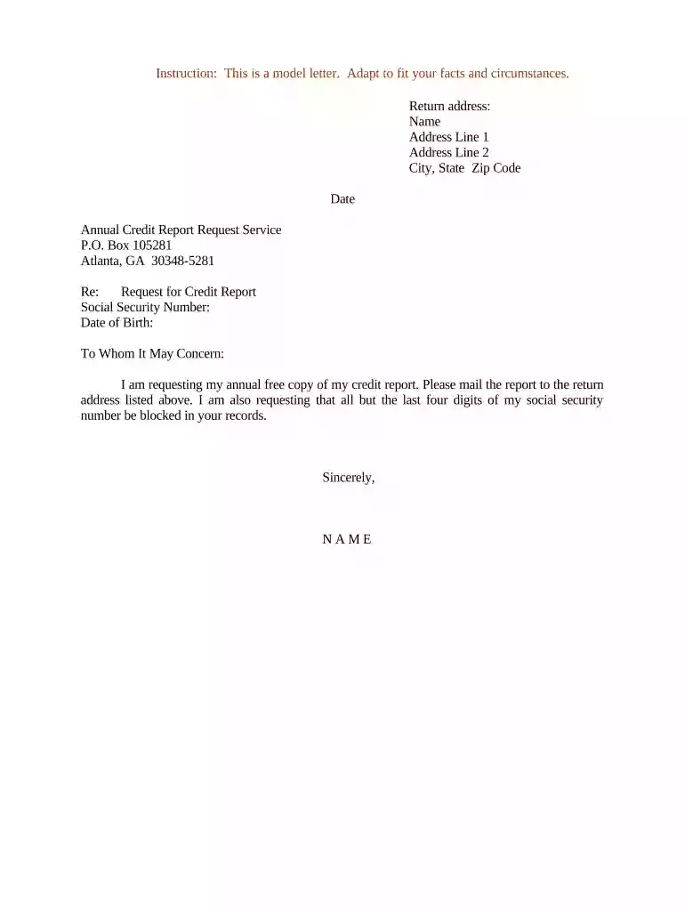 mail letter format Preview on Page 1