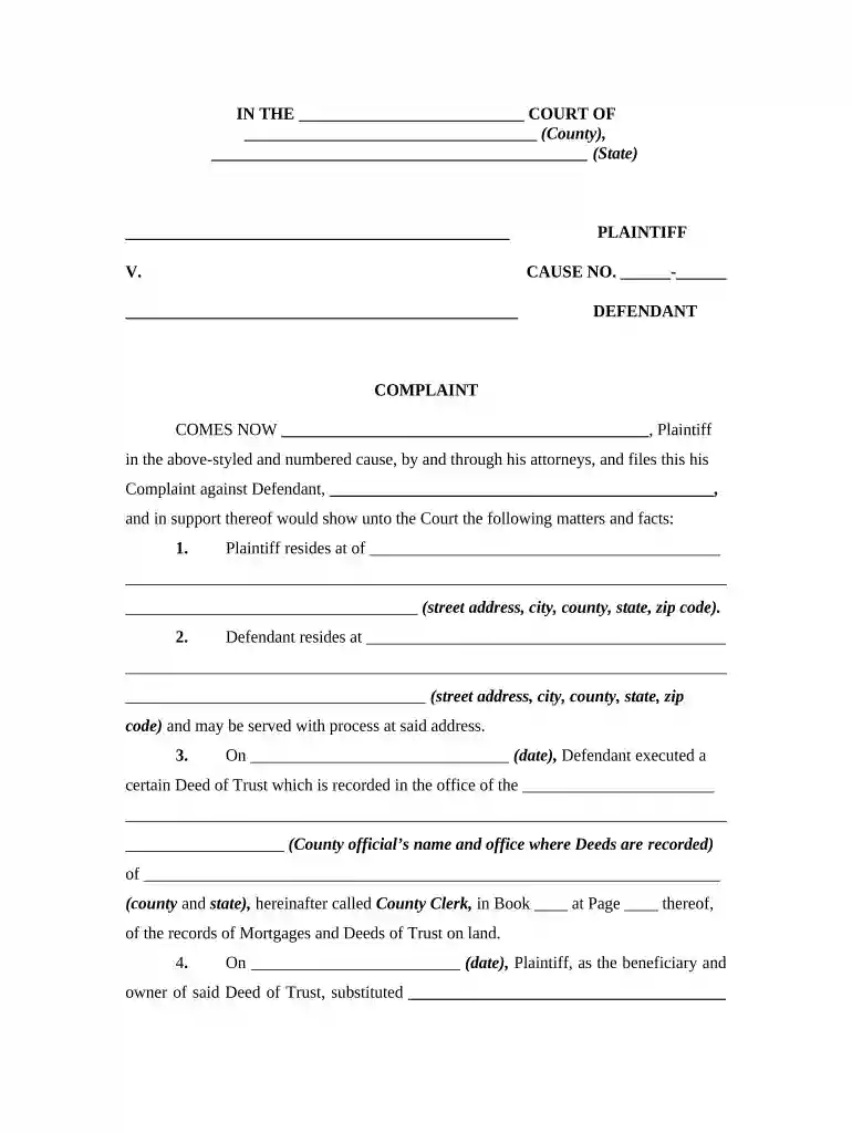 complaint against property Preview on Page 1