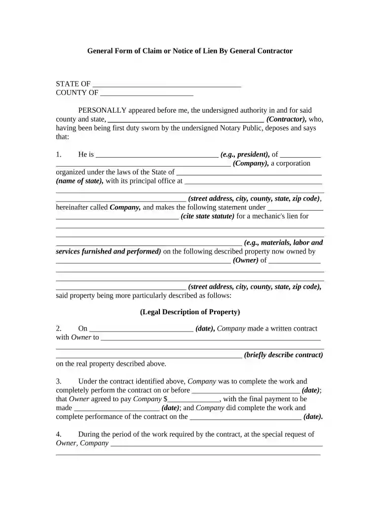 claim notice Preview on Page 1