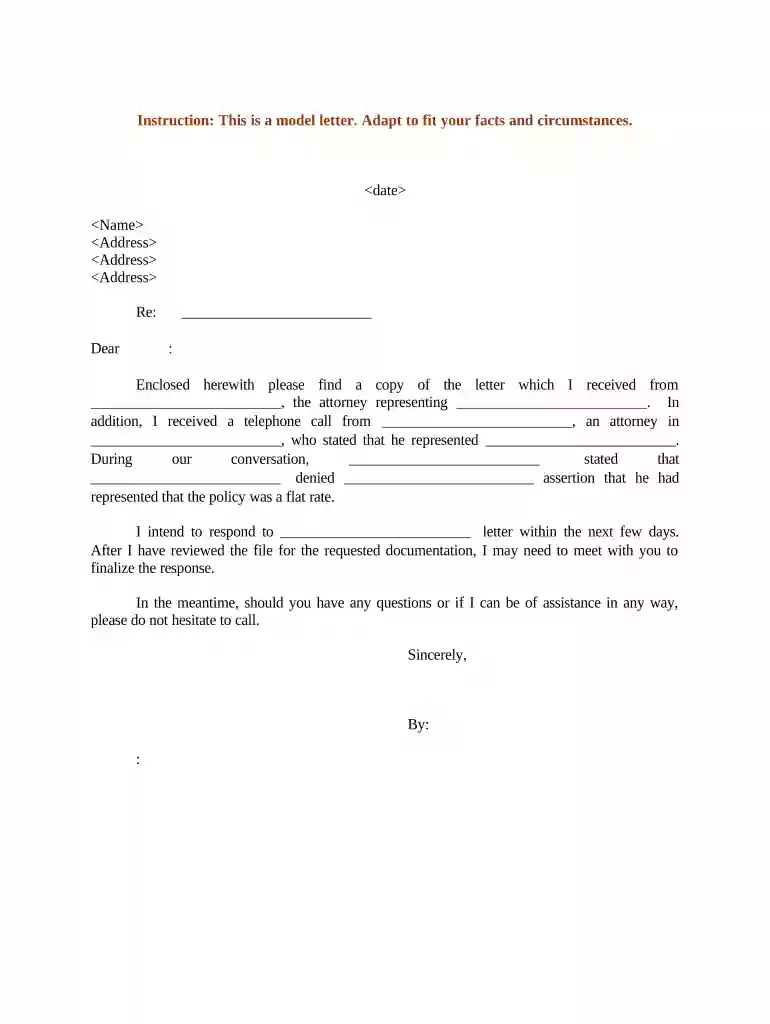 sample letter client Preview on Page 1