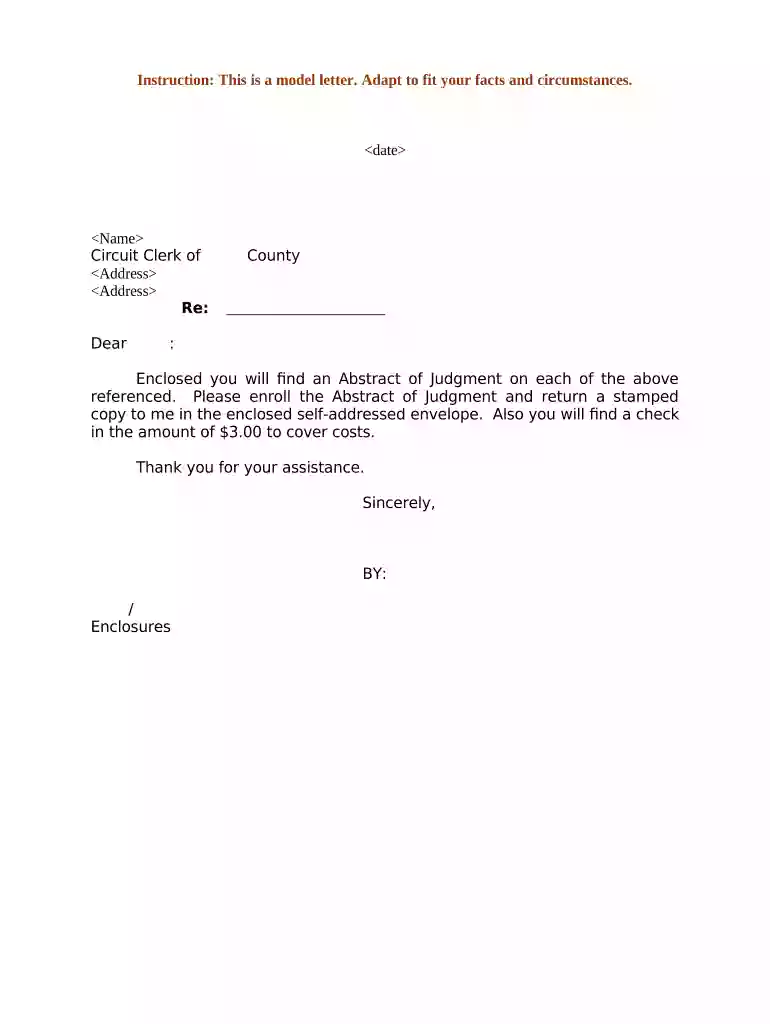 abstract judgment make Preview on Page 1