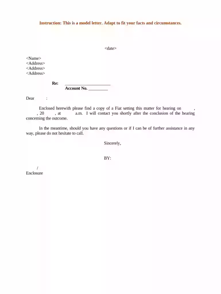 notification letter sample pdf Preview on Page 1