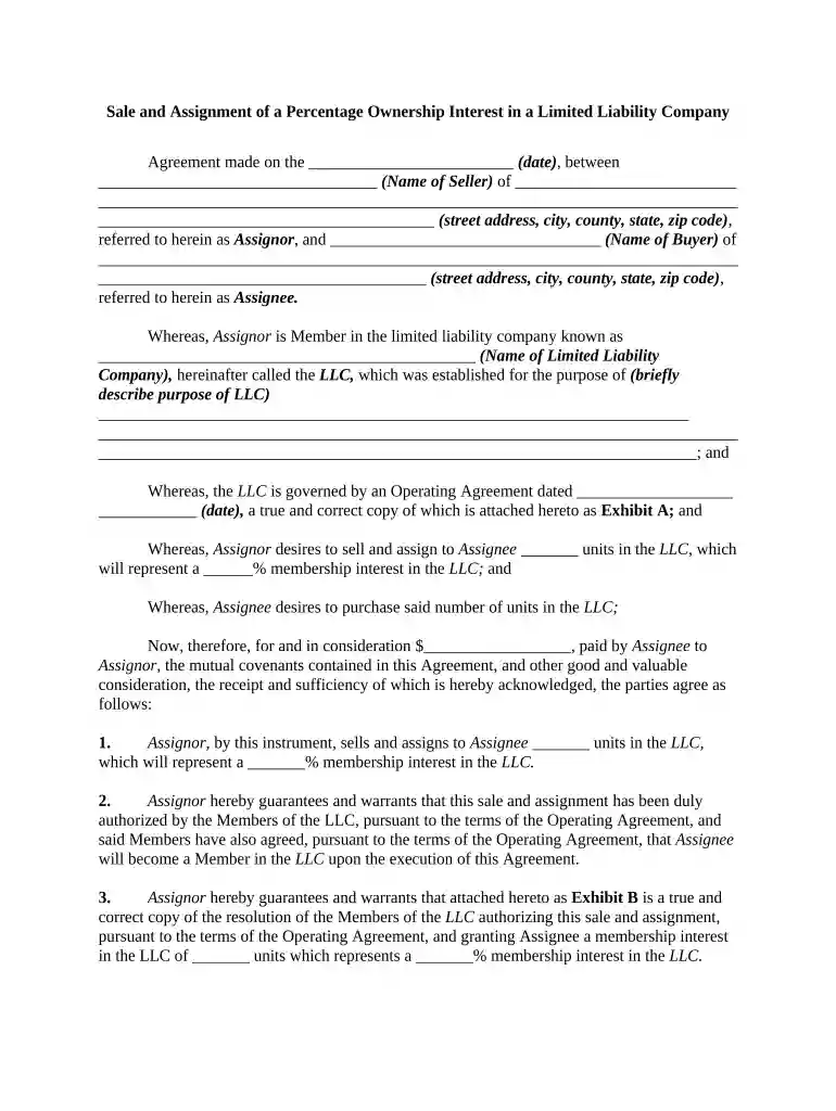 deed percentage ownership sample Preview on Page 1