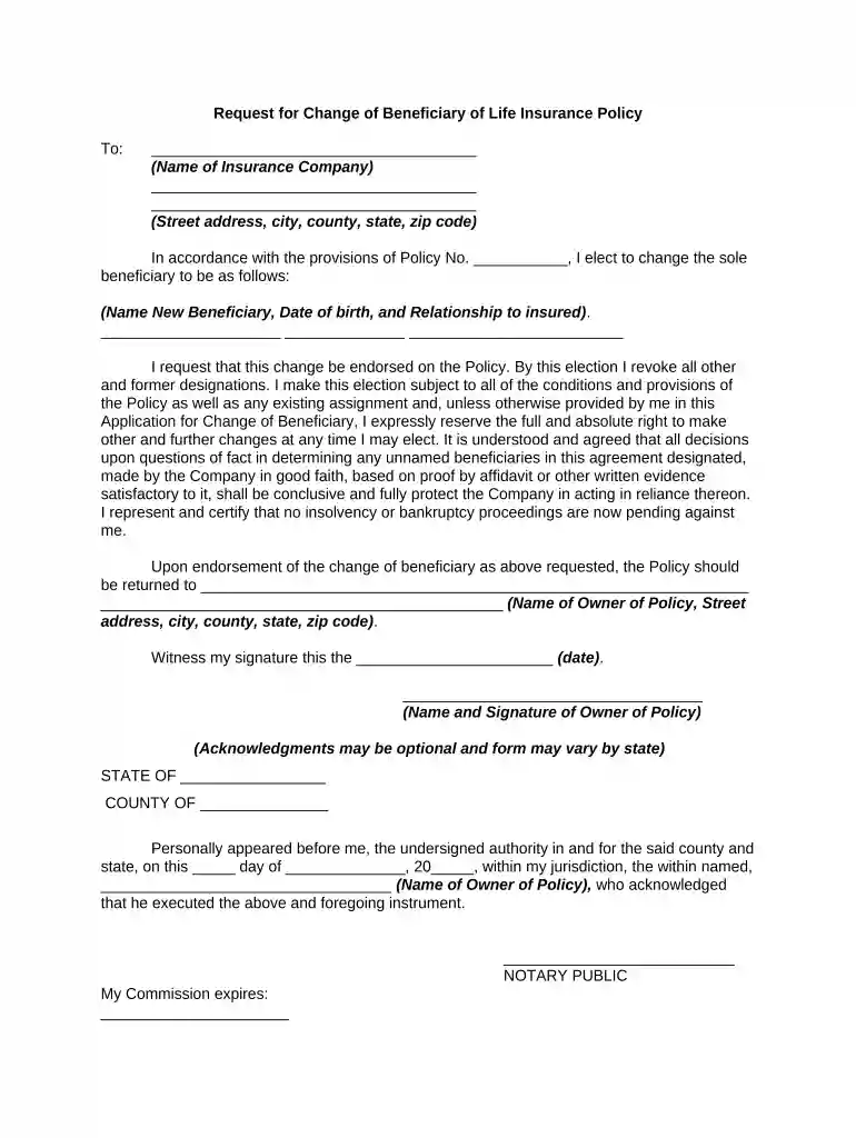 beneficiary life Preview on Page 1