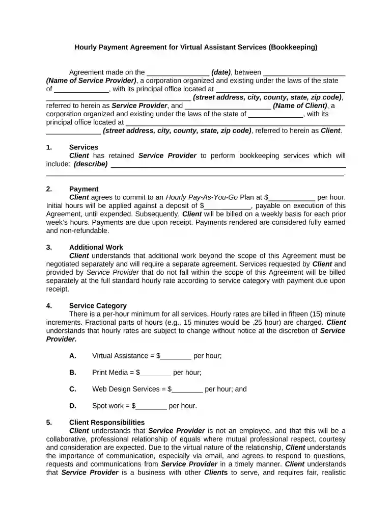 services bookkeeping Preview on Page 1