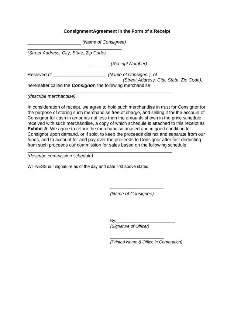 online agreement form Preview on Page 1