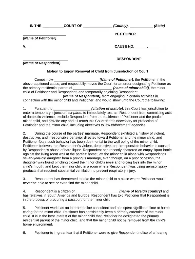ex parte Preview on Page 1