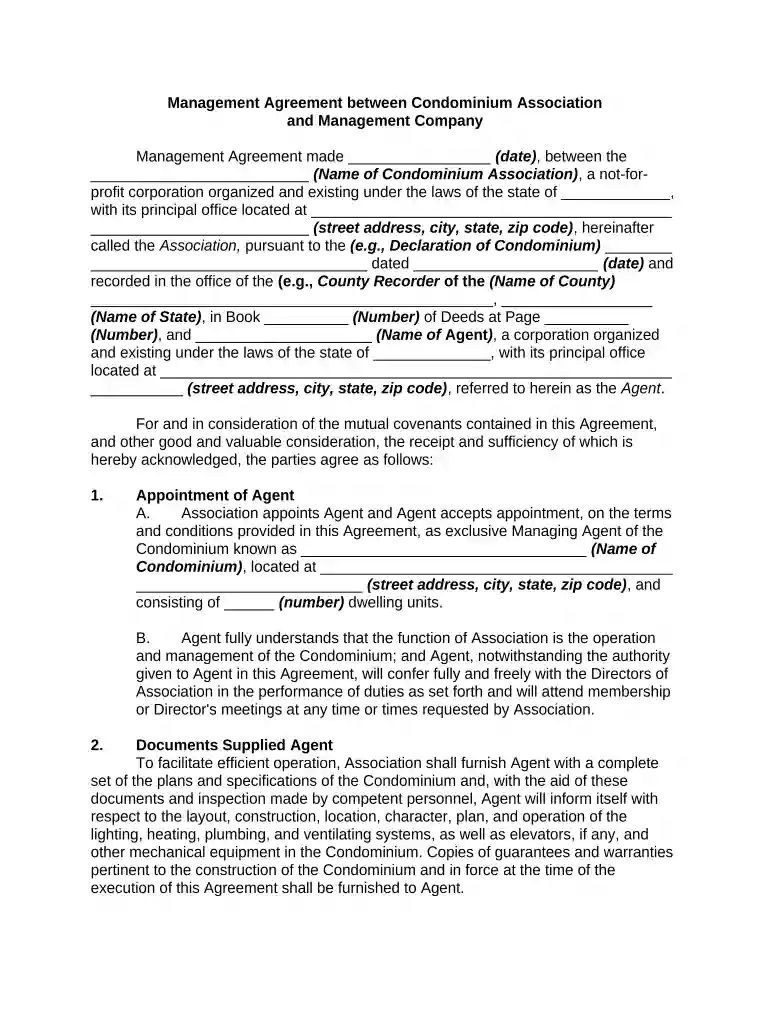 condominium Preview on Page 1