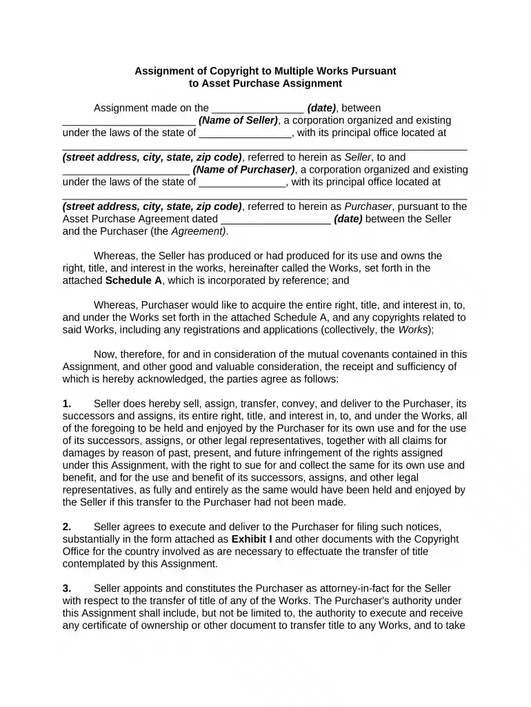 copyright works Preview on Page 1
