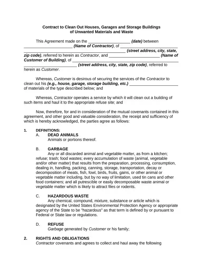 contract clean Preview on Page 1