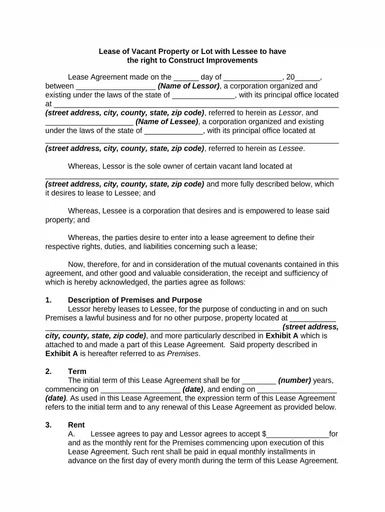lease property Preview on Page 1