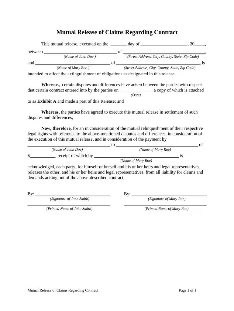 release claims regarding Preview on Page 1