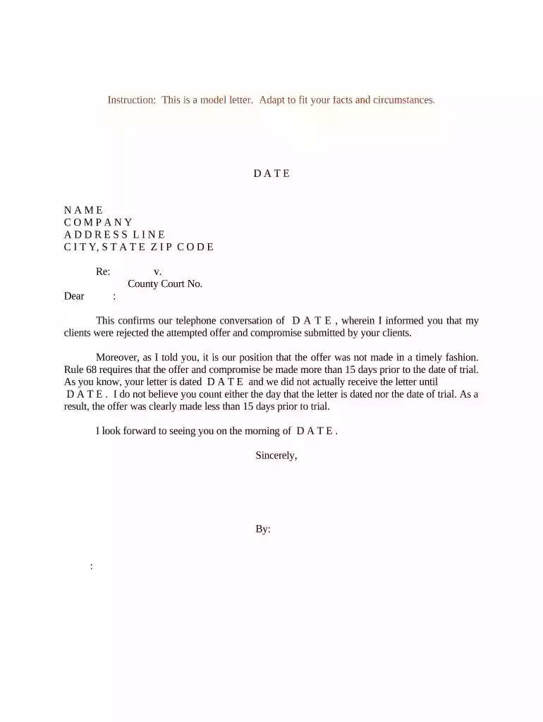 conversation letter Preview on Page 1