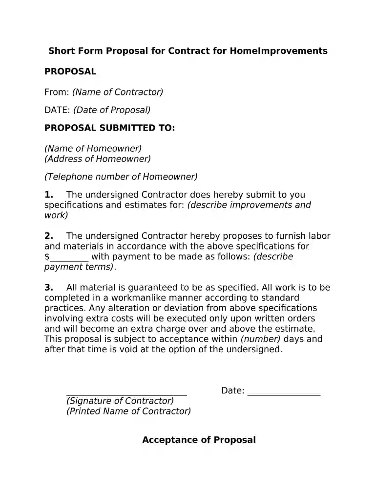 electrical proposal sample pdf Preview on Page 1