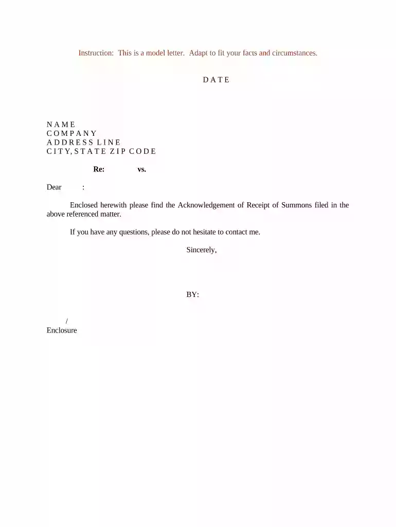 sample summons form Preview on Page 1
