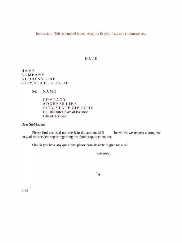 accident report Preview on Page 1