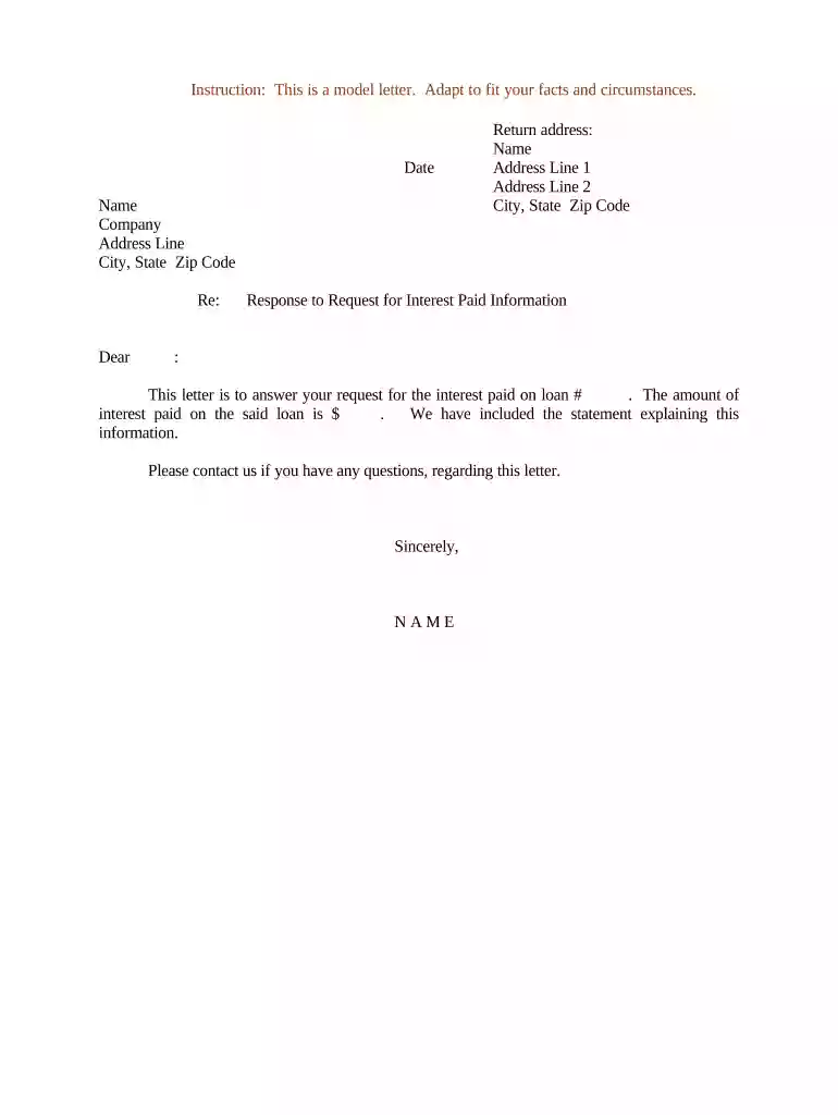 letter response Preview on Page 1