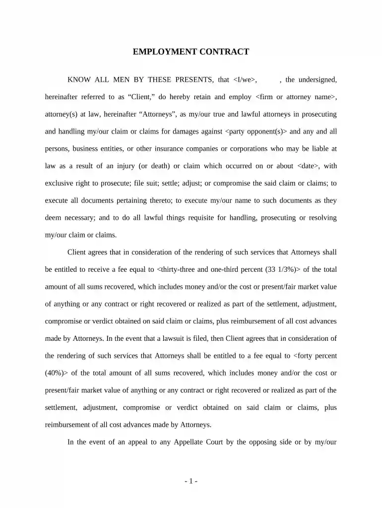 sample letter employment Preview on Page 1