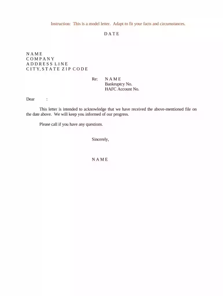 bankruptcy information sheet Preview on Page 1