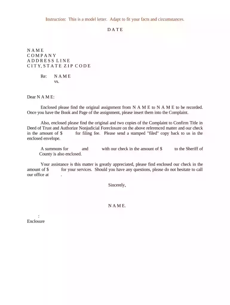 assignment letter from an authorized representative of the organization Preview on Page 1