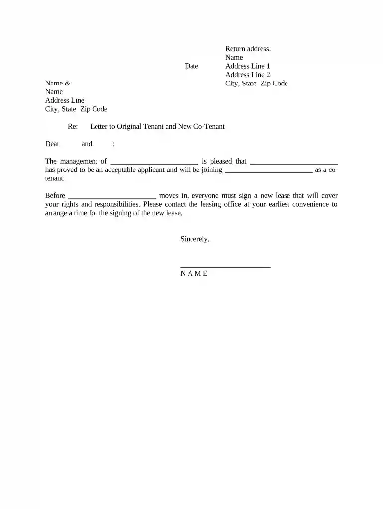 new landlord introduction letter Preview on Page 1