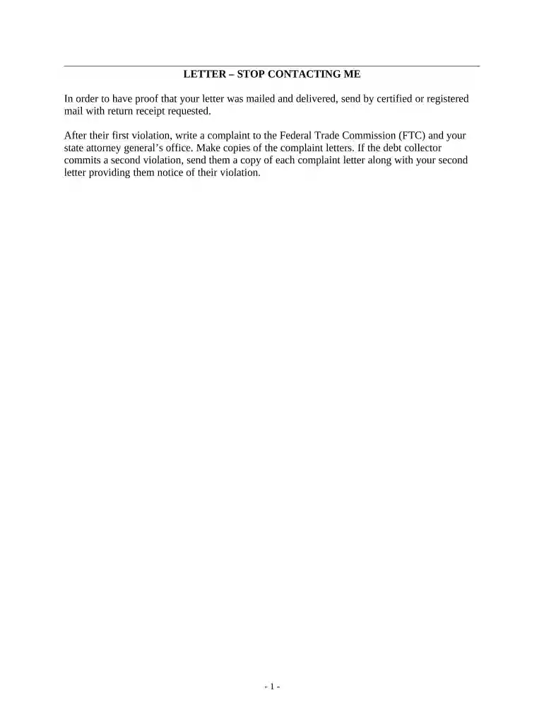 violation fair debt Preview on Page 1