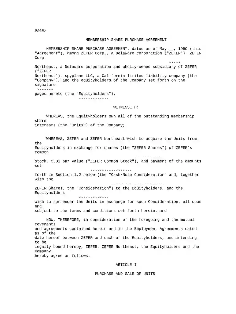 sample agreement form Preview on Page 1